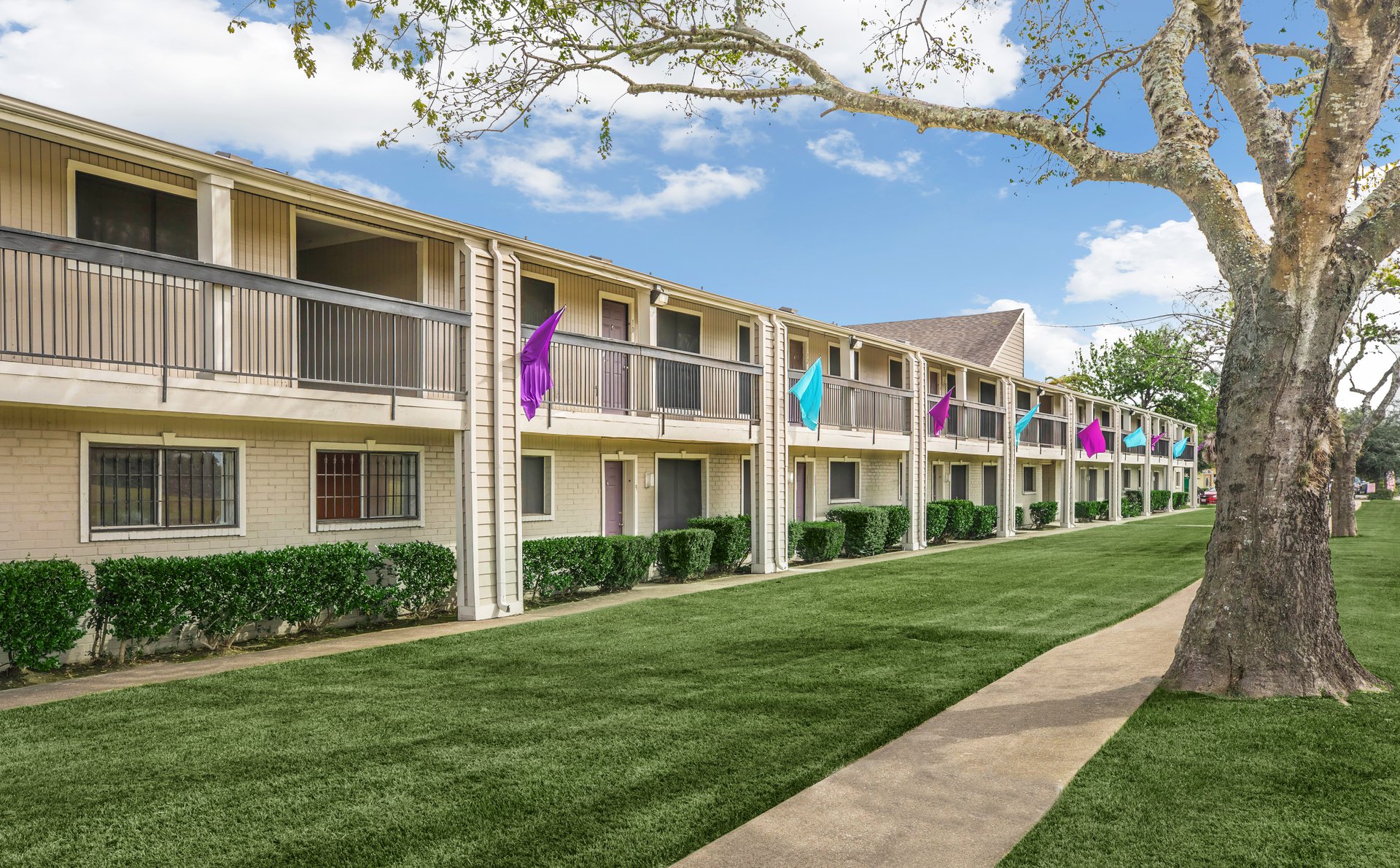 an apartment building