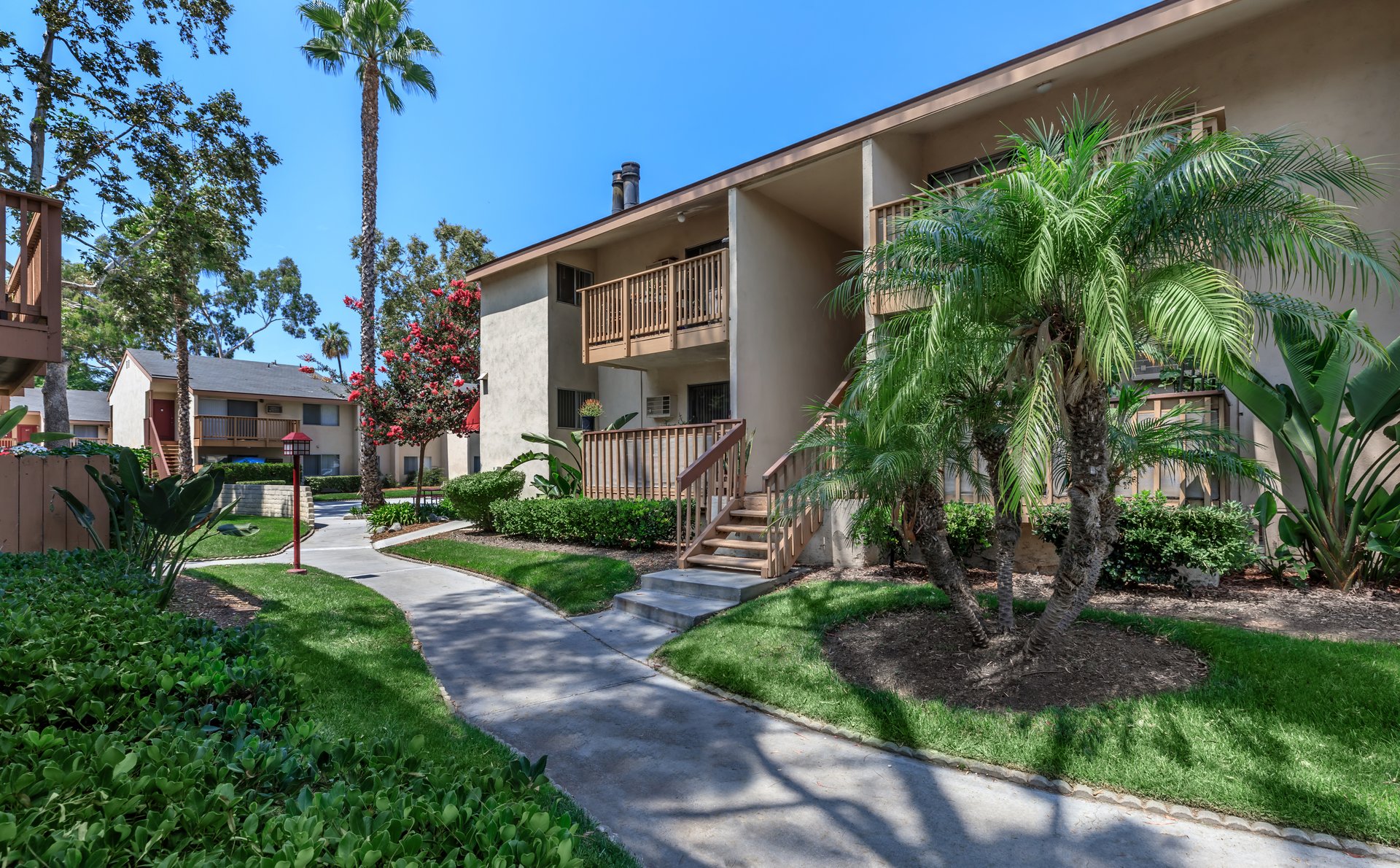 a house that has a sign on the side of a building