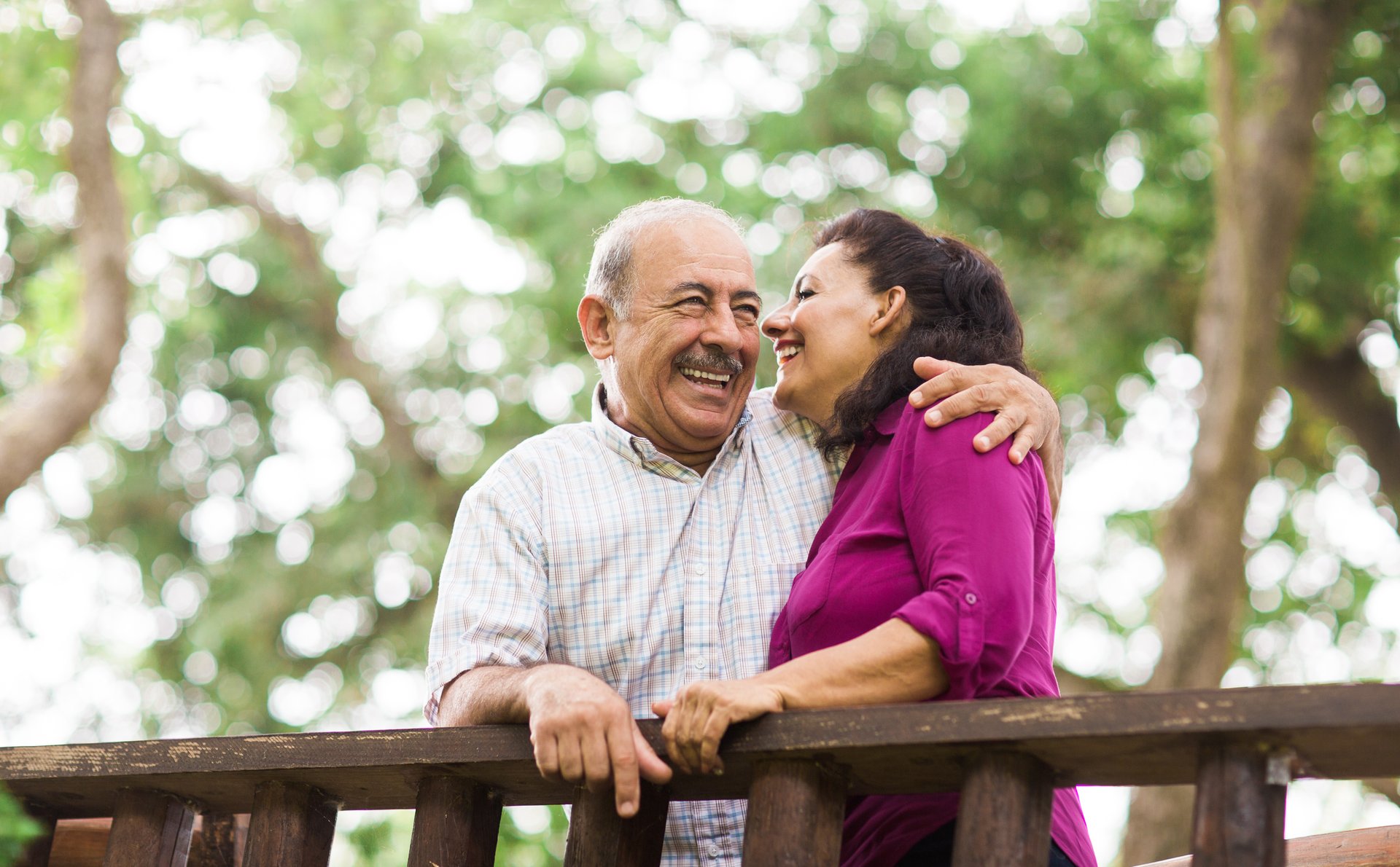 a couple taking a stroll